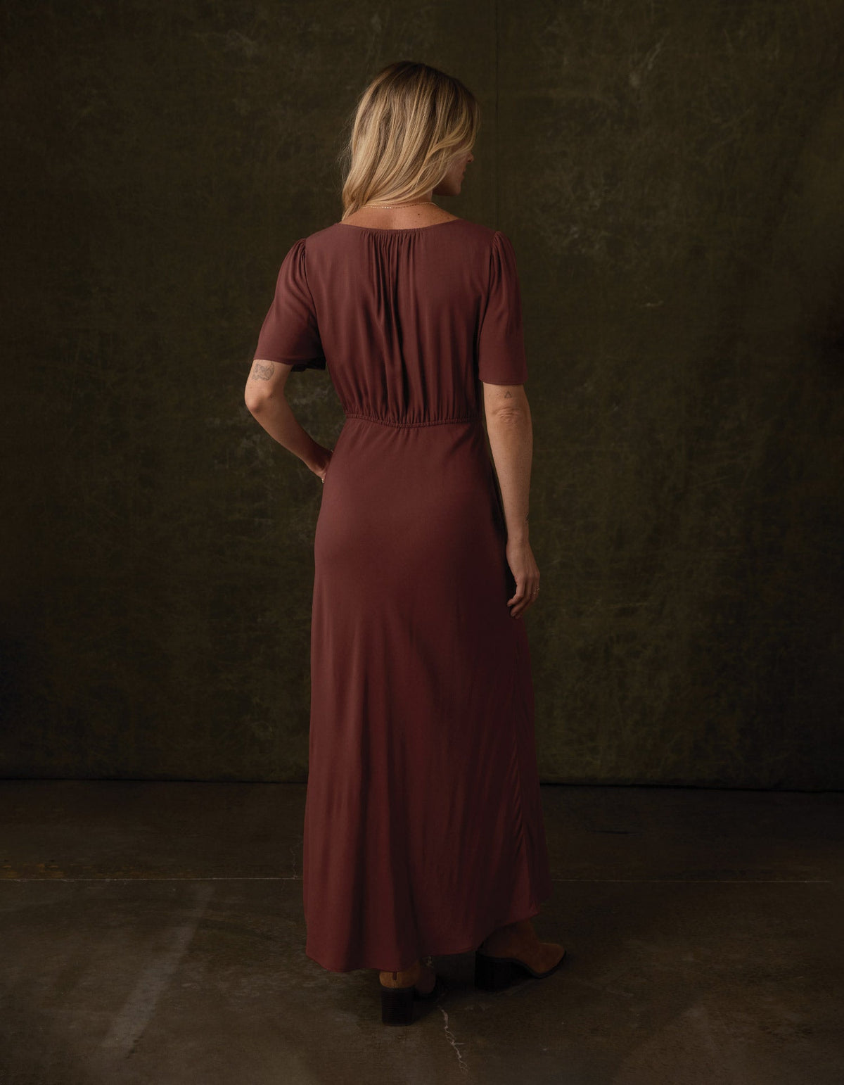 Sawyer Maxi Dress in Cocoa