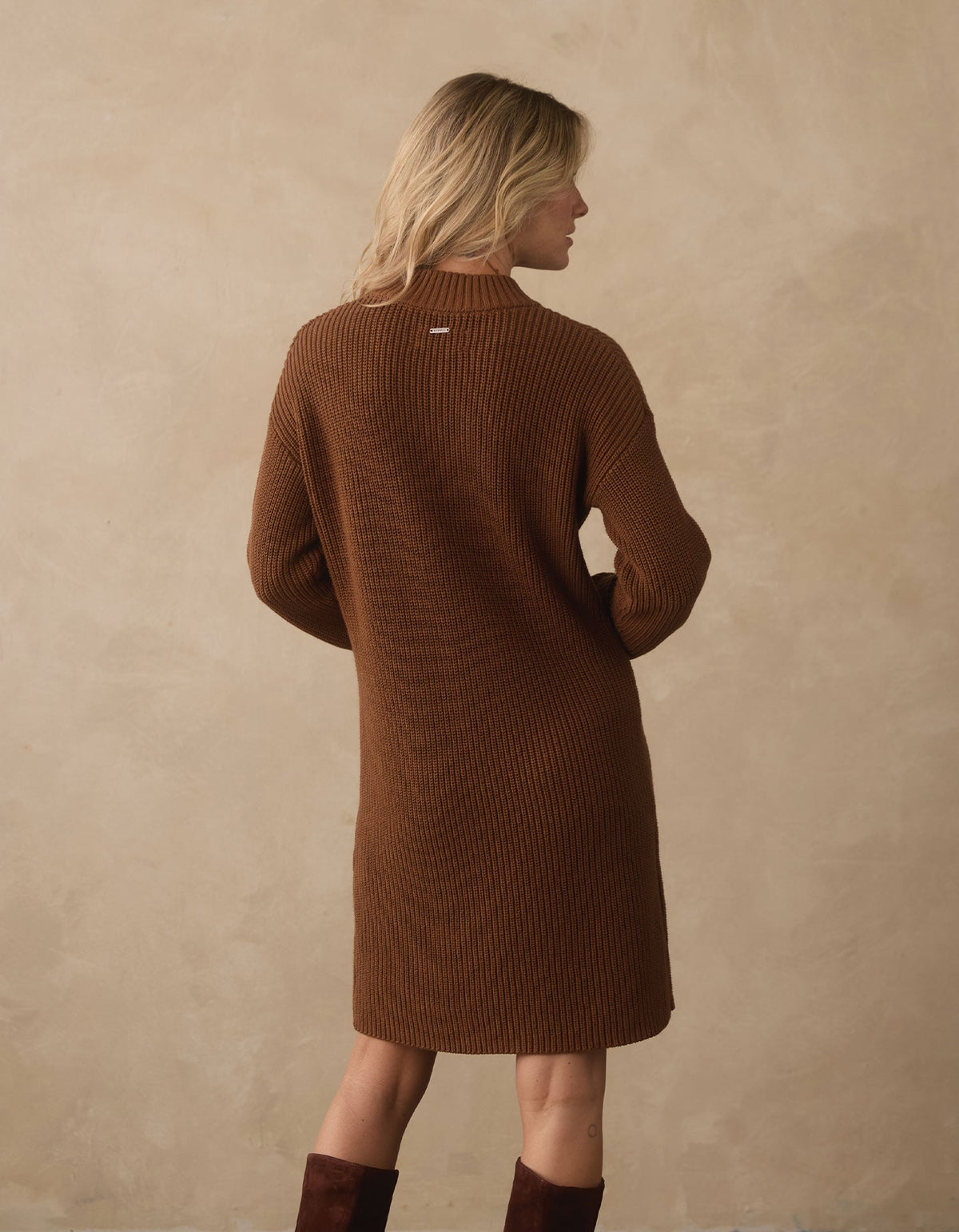 Lynn Sweater Dress in Hickory